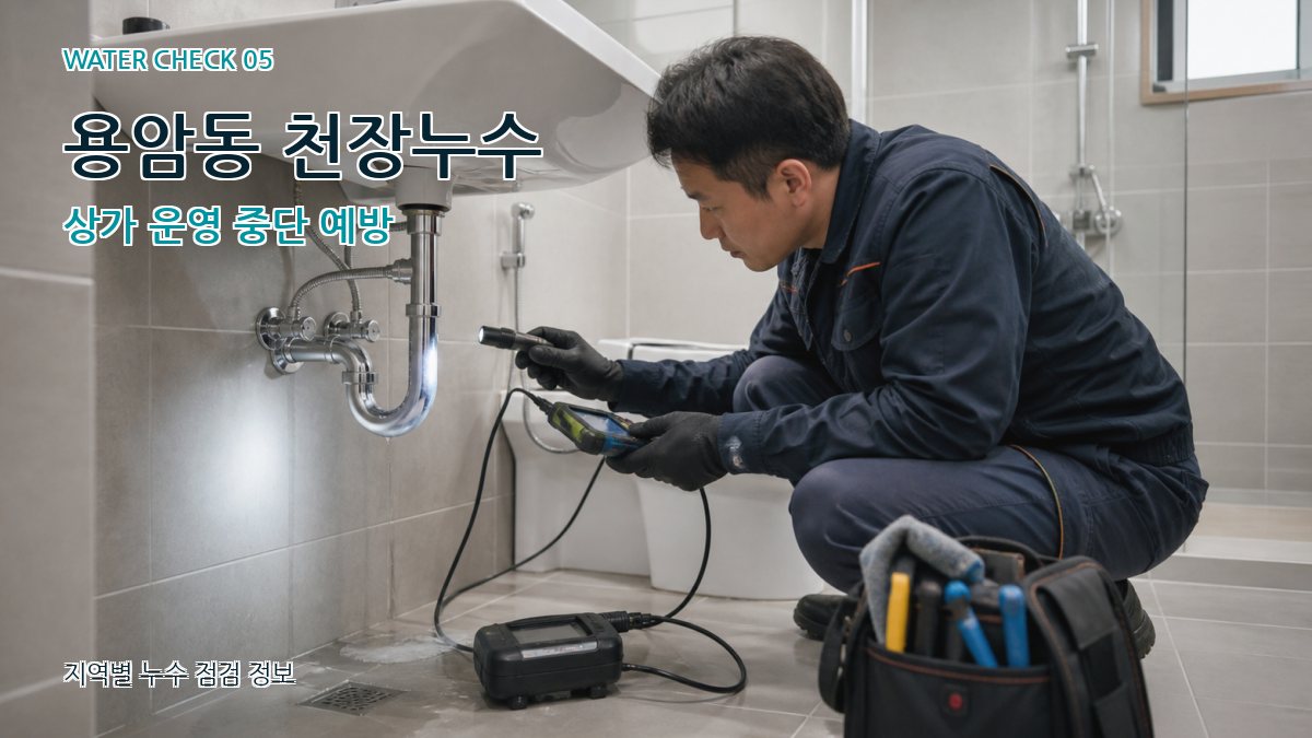 용암동 누수공사 누수탐지 이미지