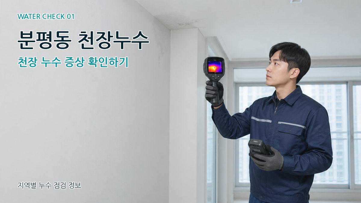 분평동 아파트누수 누수탐지 이미지