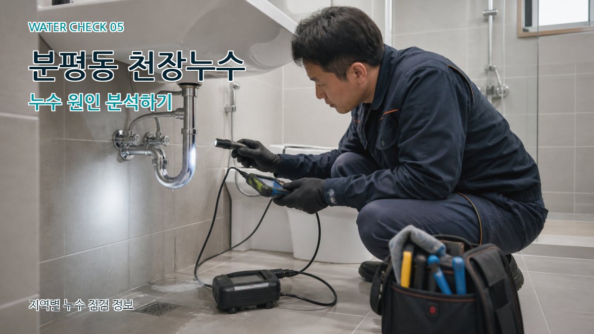 분평동 누수공사 누수탐지 이미지