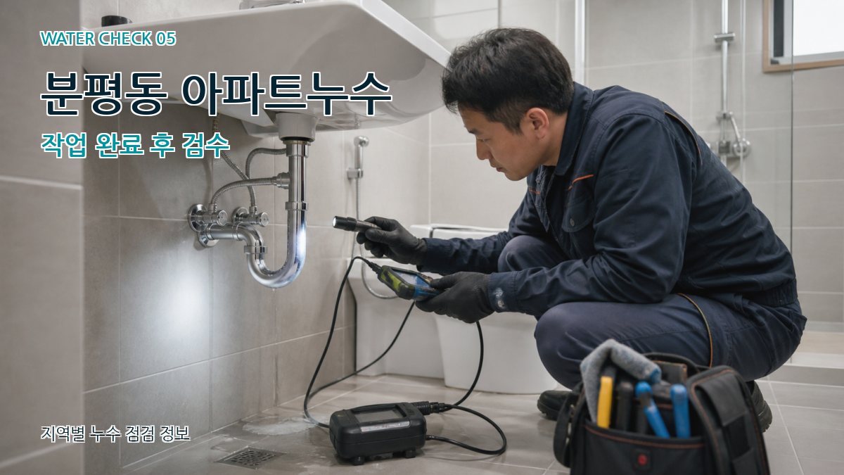 분평동 누수공사 누수탐지 이미지