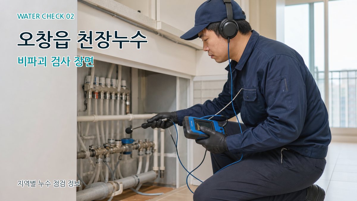 오창읍 화장실누수 누수탐지 이미지