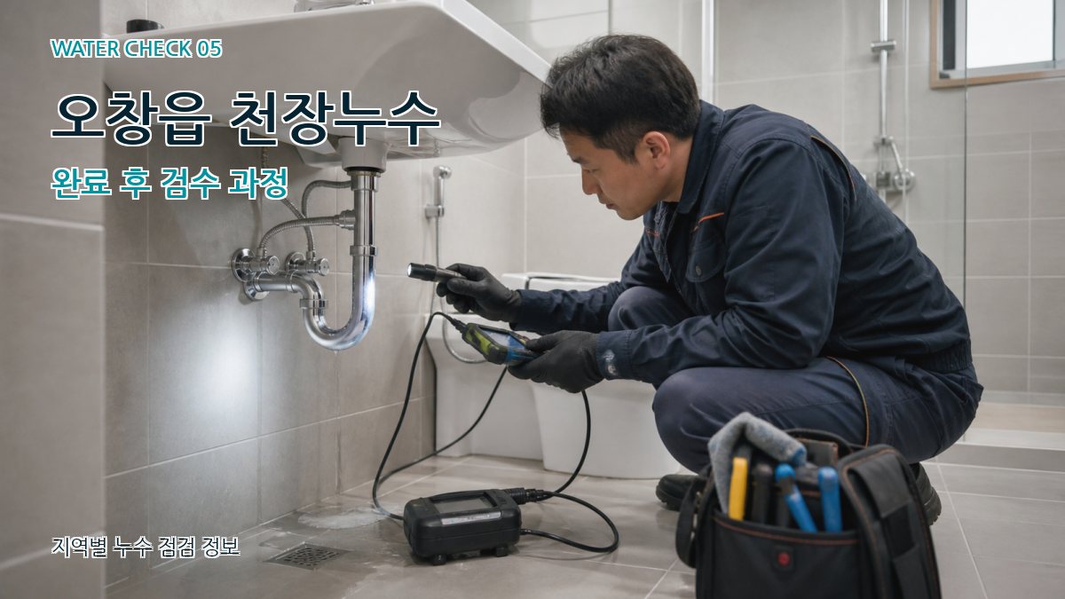 오창읍 누수공사 누수탐지 이미지