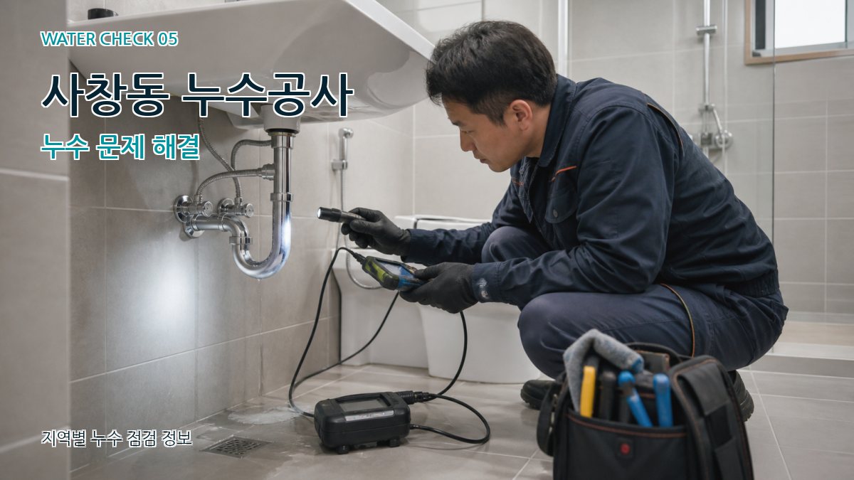 사창동 누수공사 누수탐지 이미지