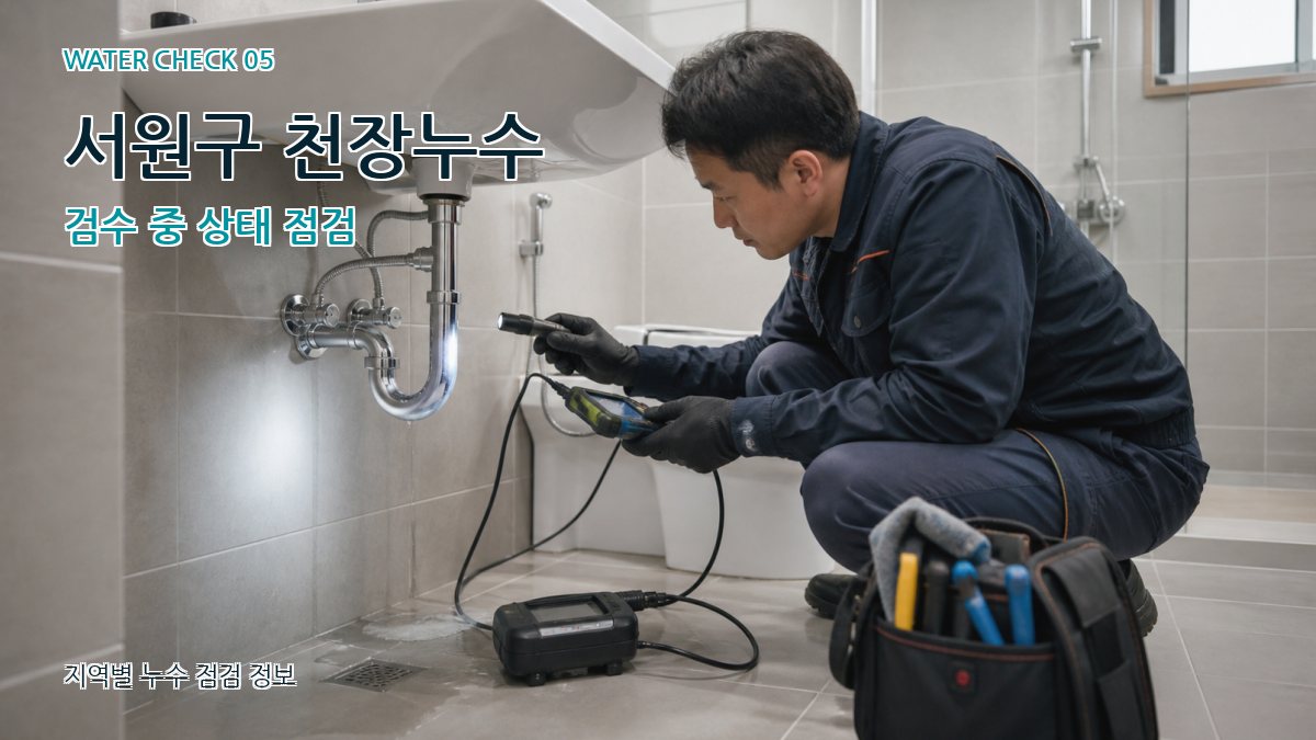 서원구 누수공사 누수탐지 이미지