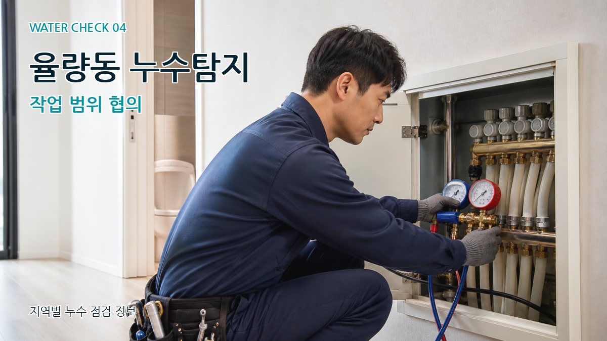 율량동 누수탐지 누수탐지 이미지
