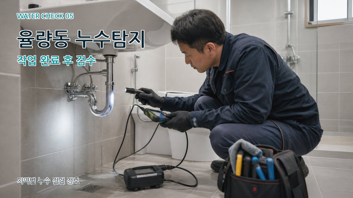 율량동 누수공사 누수탐지 이미지