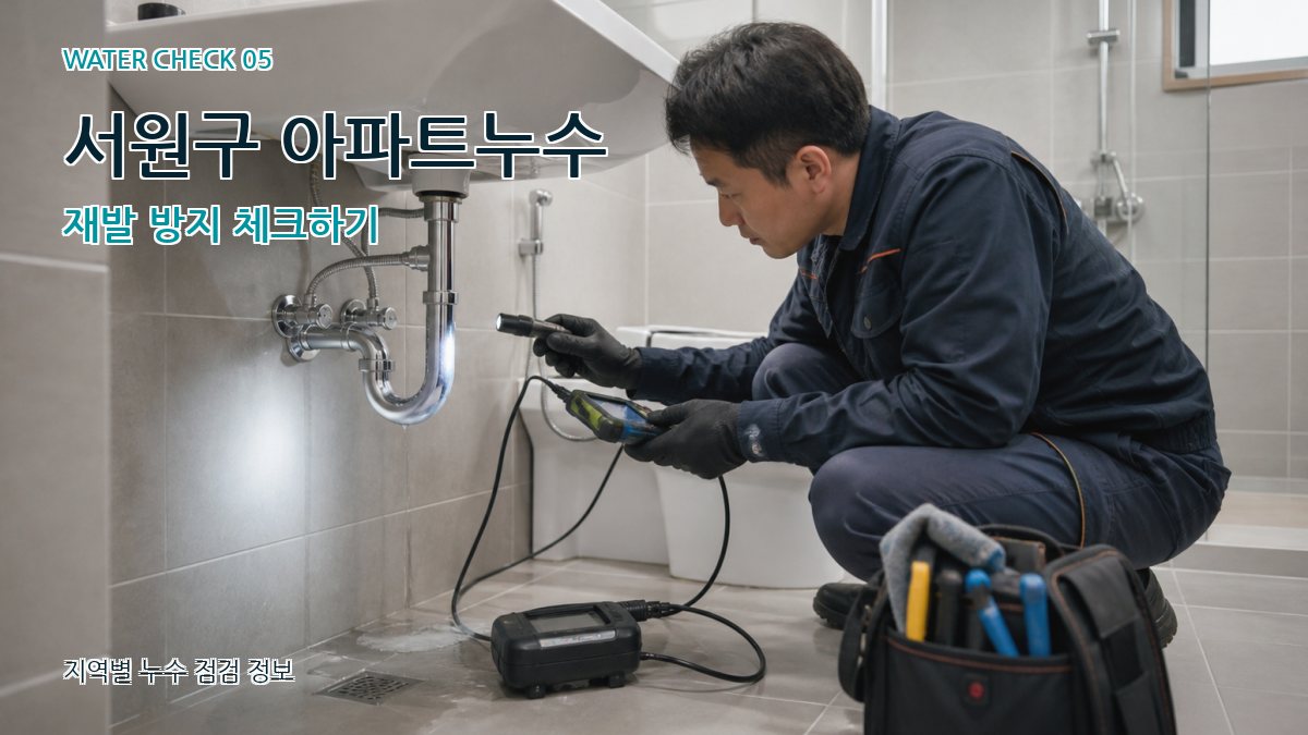 서원구 누수공사 누수탐지 이미지