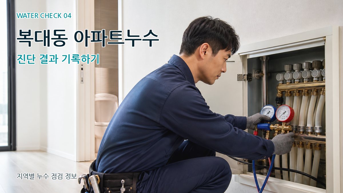 복대동 누수탐지 누수탐지 이미지