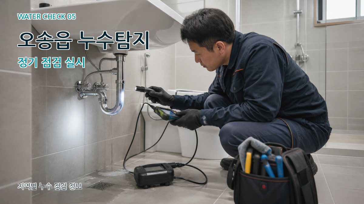 오송읍 누수공사 누수탐지 이미지