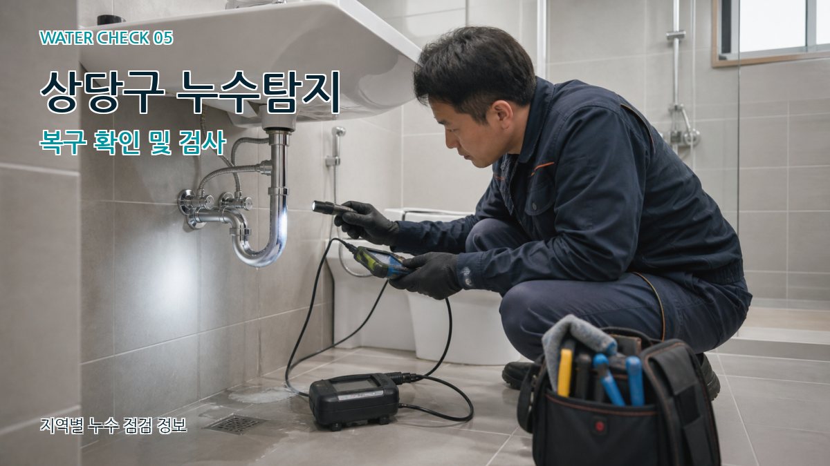 상당구 누수공사 누수탐지 이미지