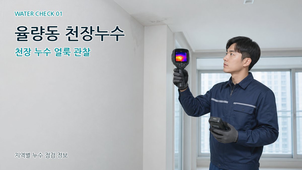 율량동 아파트누수 누수탐지 이미지