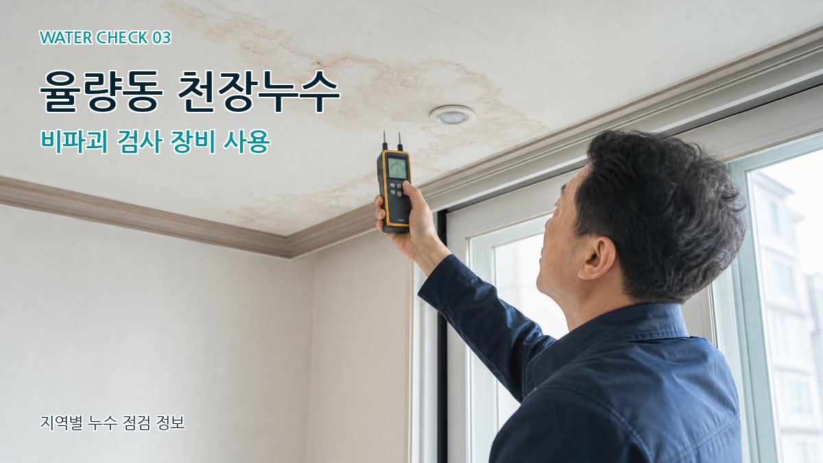 율량동 천장누수 누수탐지 이미지