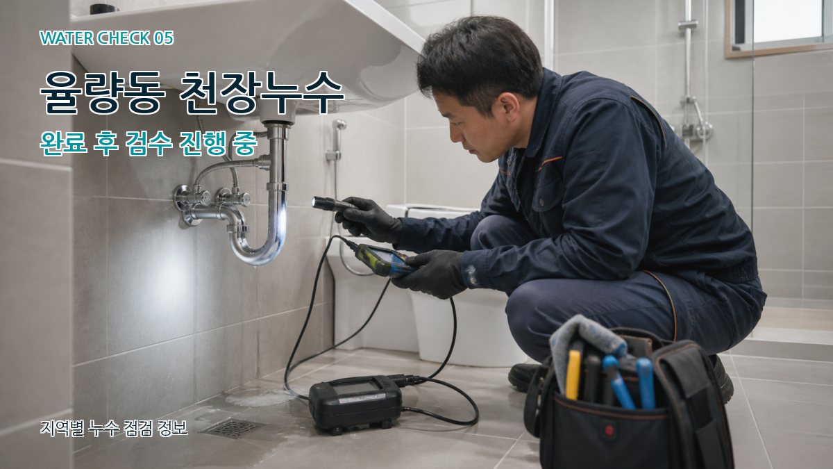 율량동 누수공사 누수탐지 이미지