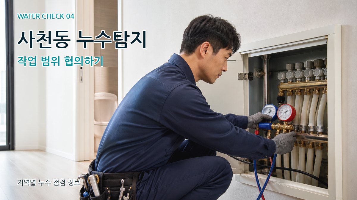 사천동 누수탐지 누수탐지 이미지