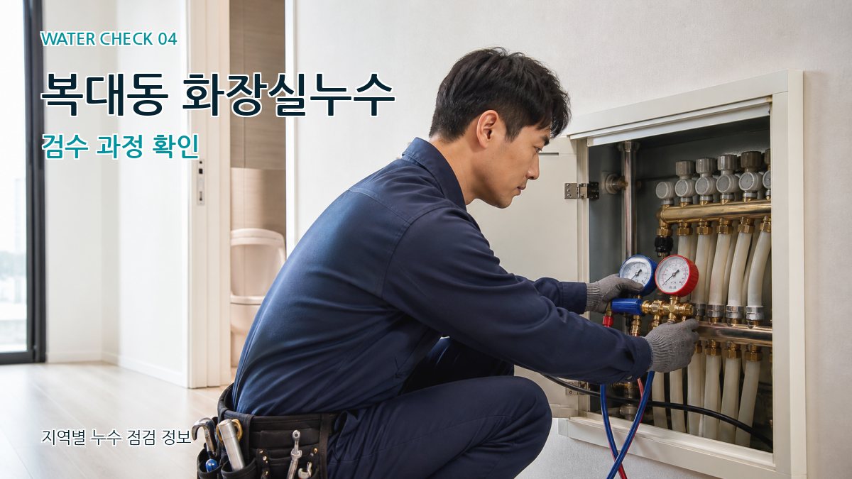 복대동 누수탐지 누수탐지 이미지