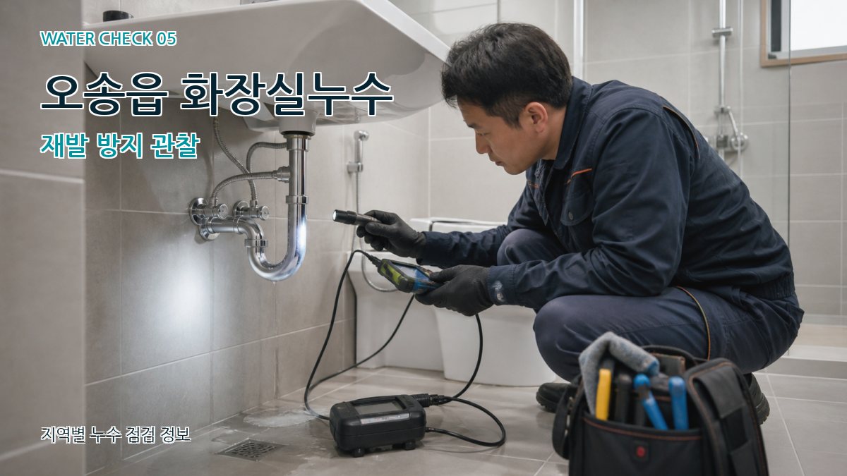 오송읍 화장실누수 재발 방지 관찰