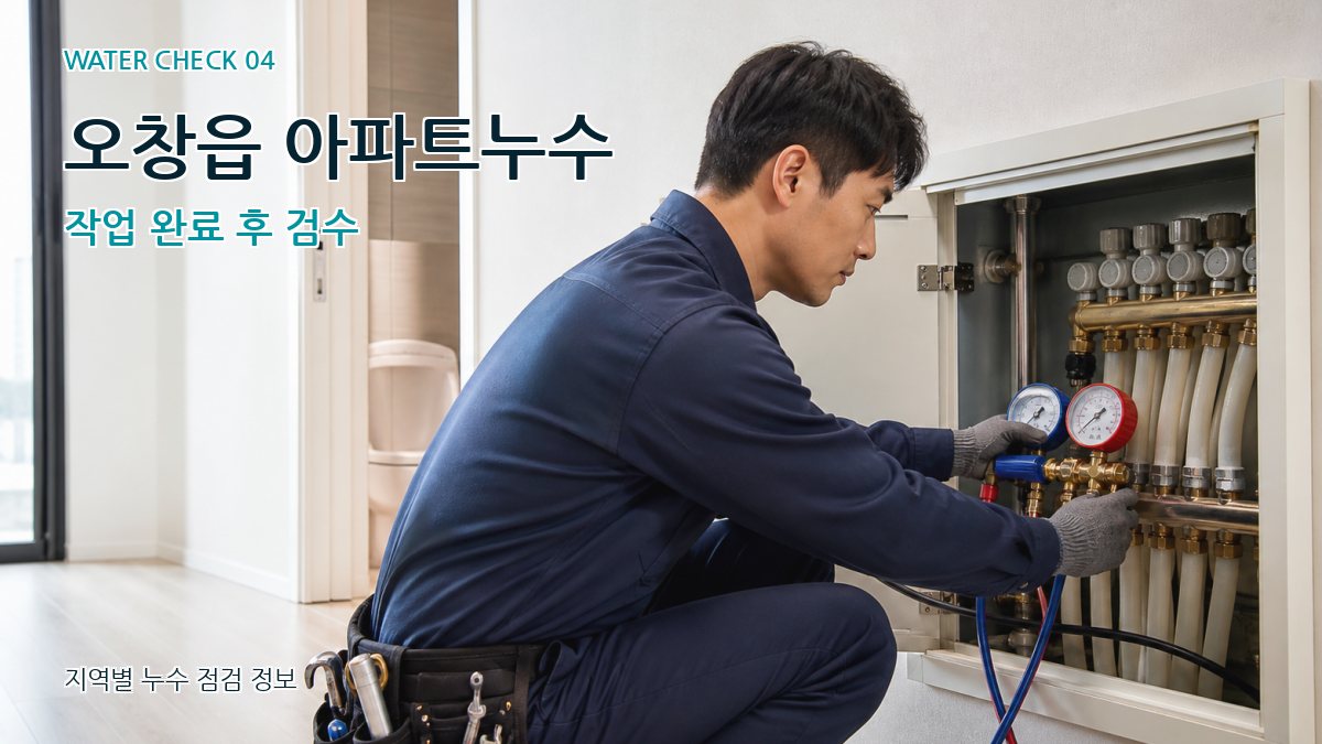오창읍 누수탐지 누수탐지 이미지