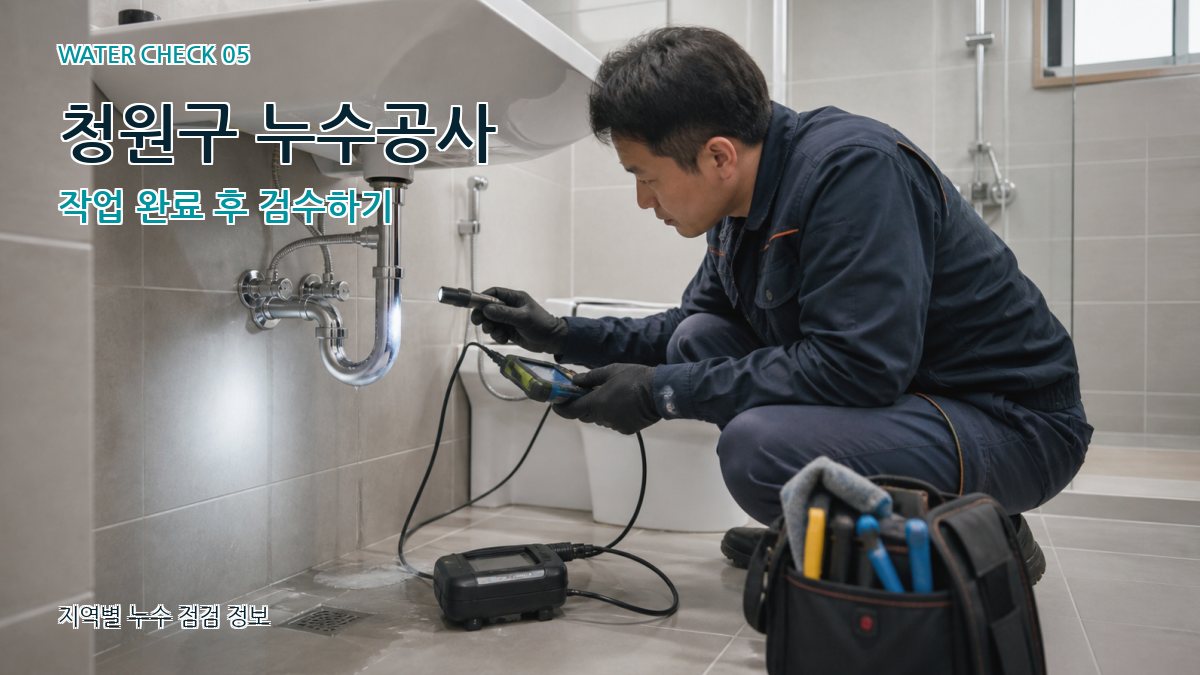 청원구 누수공사 누수탐지 이미지