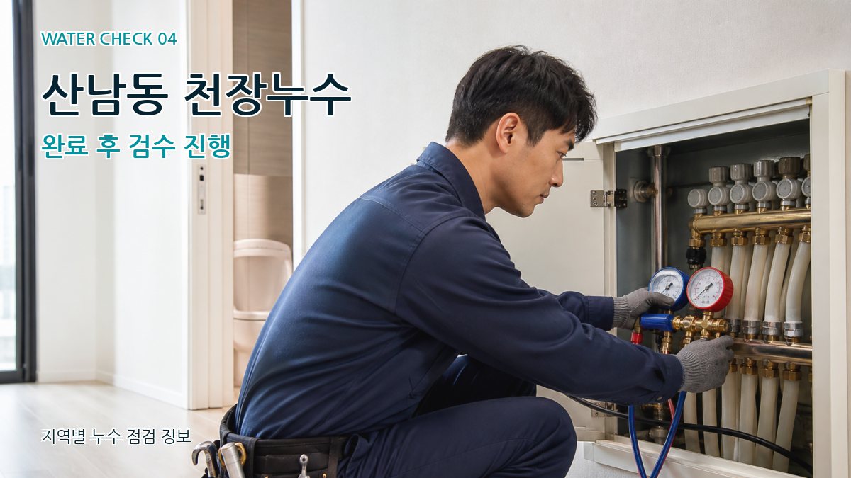 산남동 누수탐지 누수탐지 이미지
