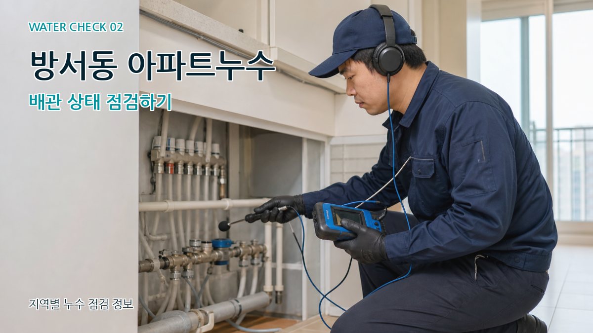 방서동 화장실누수 누수탐지 이미지