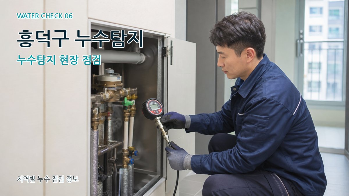 흥덕구 누수탐지 누수탐지 현장 점검