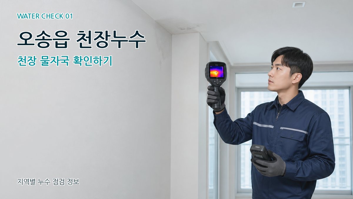 오송읍 아파트누수 누수탐지 이미지