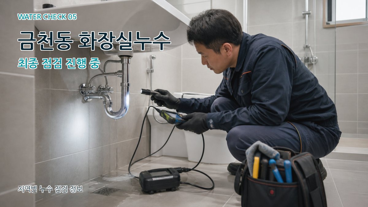 금천동 누수공사 누수탐지 이미지