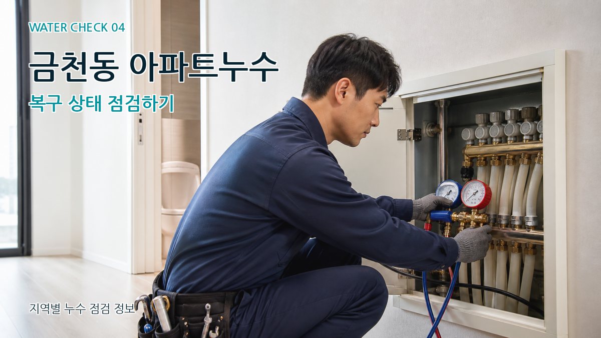 금천동 누수탐지 누수탐지 이미지