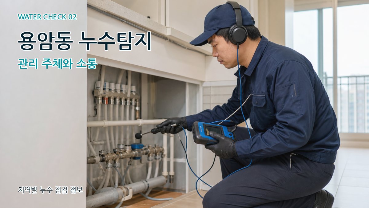 용암동 화장실누수 누수탐지 이미지