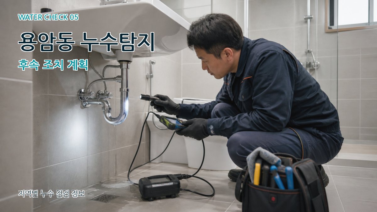 용암동 누수공사 누수탐지 이미지