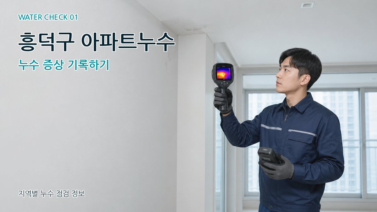 흥덕구 아파트누수 누수탐지 이미지