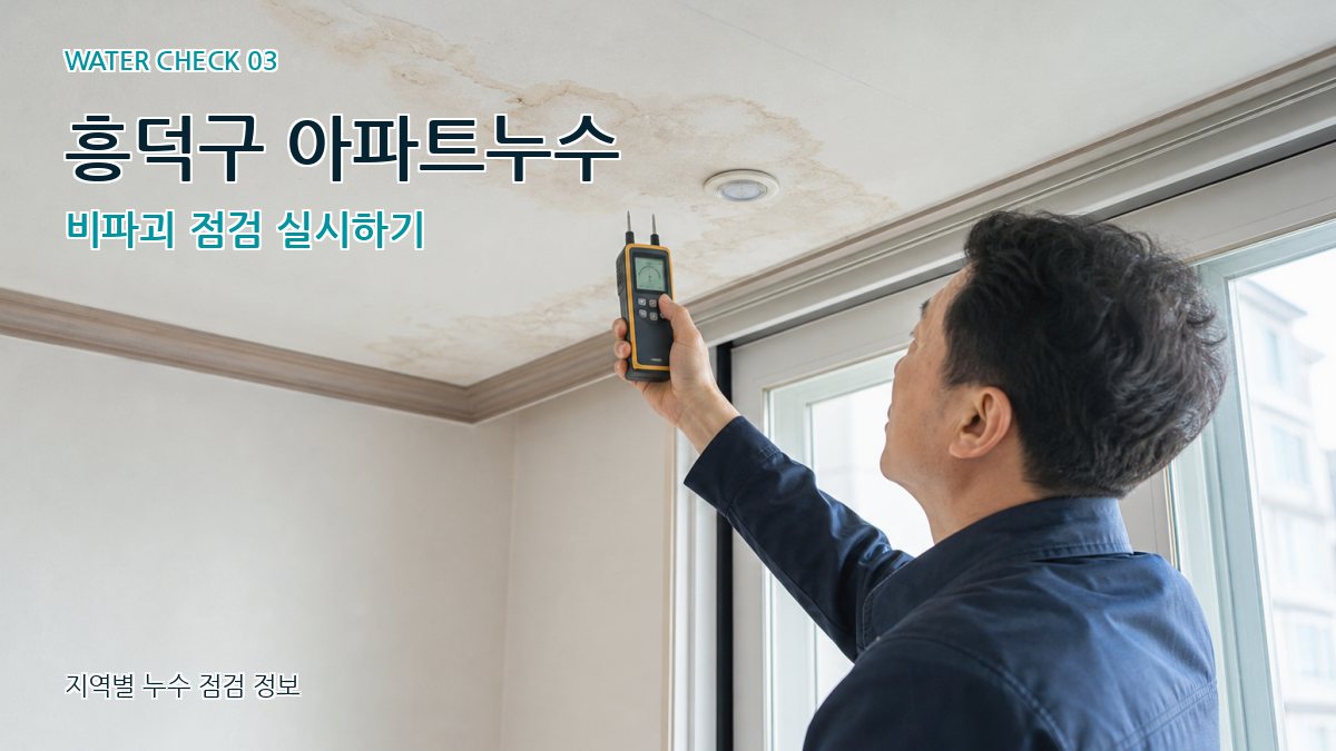 흥덕구 천장누수 누수탐지 이미지