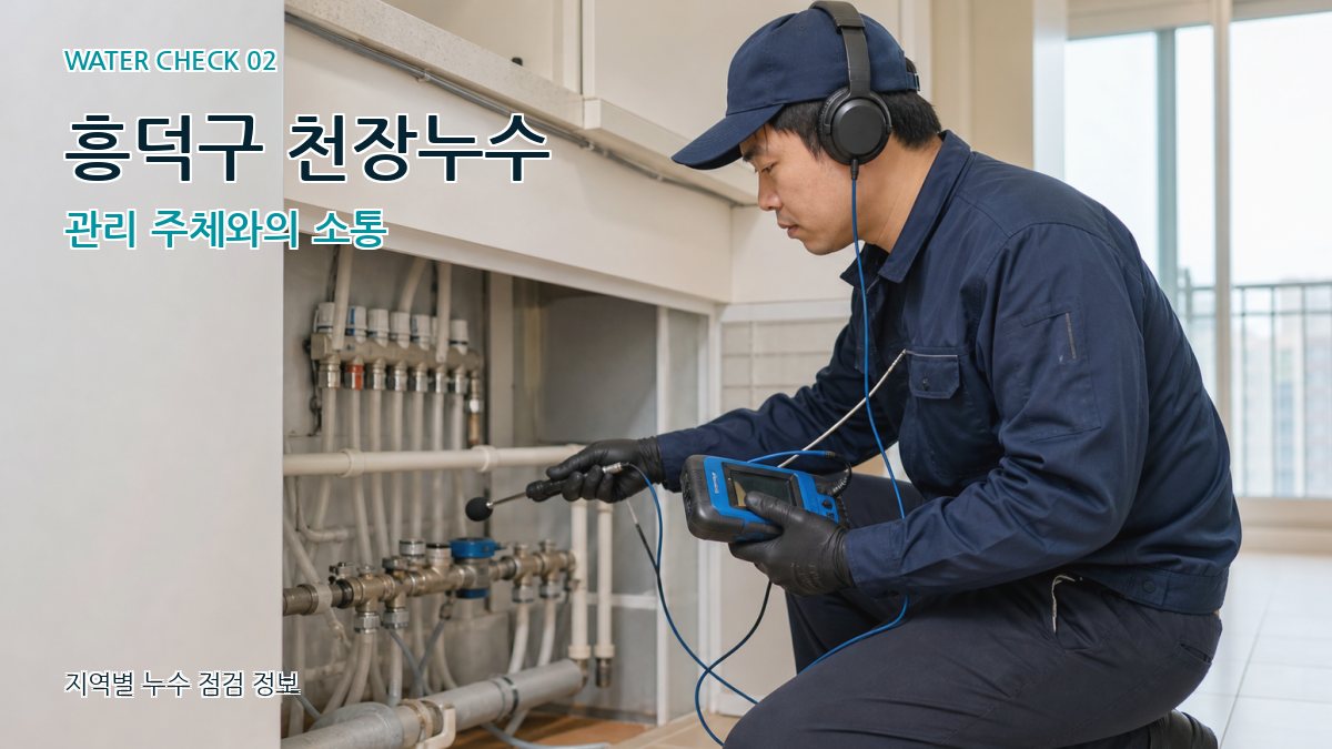 흥덕구 천장누수 관리 주체와의 소통