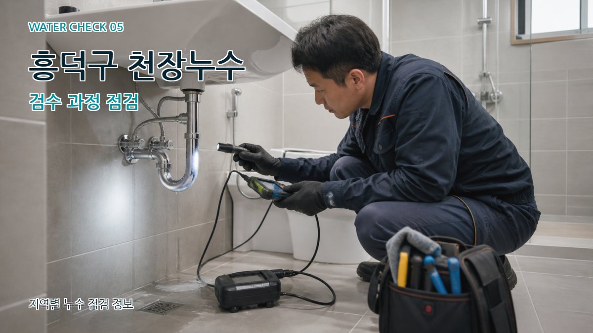흥덕구 천장누수 검수 과정 점검