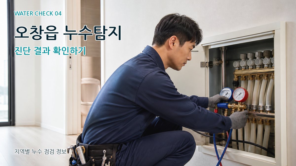 오창읍 누수탐지 누수탐지 이미지