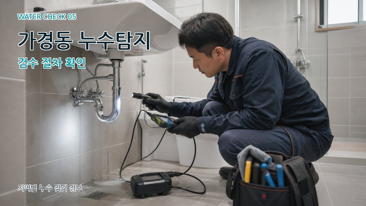 가경동 누수공사 누수탐지 이미지