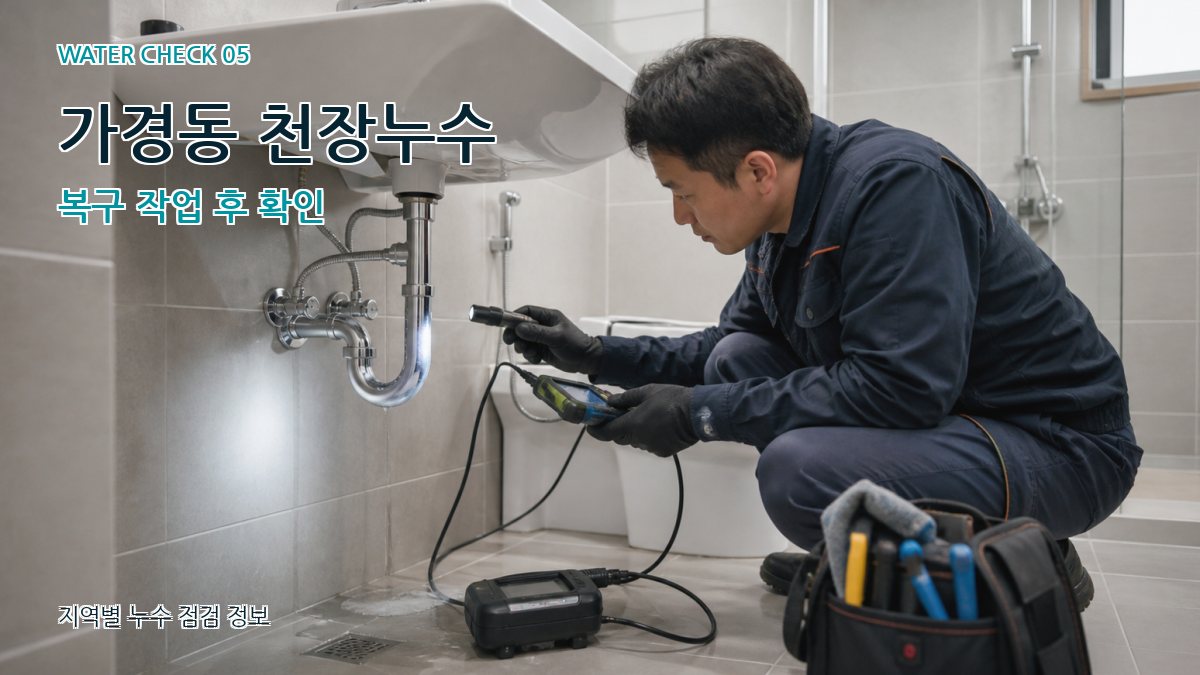 가경동 누수공사 누수탐지 이미지