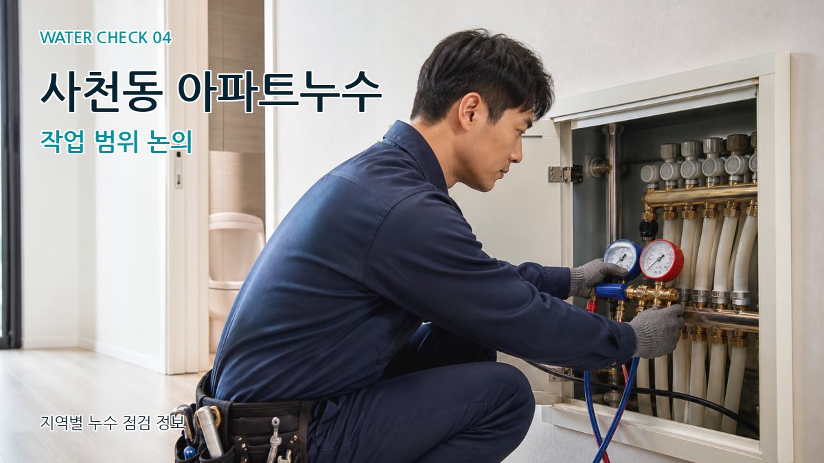 사천동 누수탐지 누수탐지 이미지