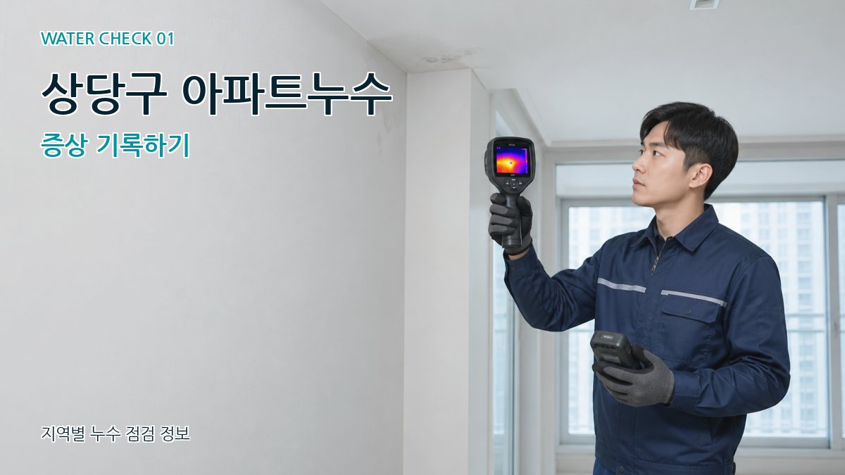 상당구 아파트누수 누수탐지 이미지