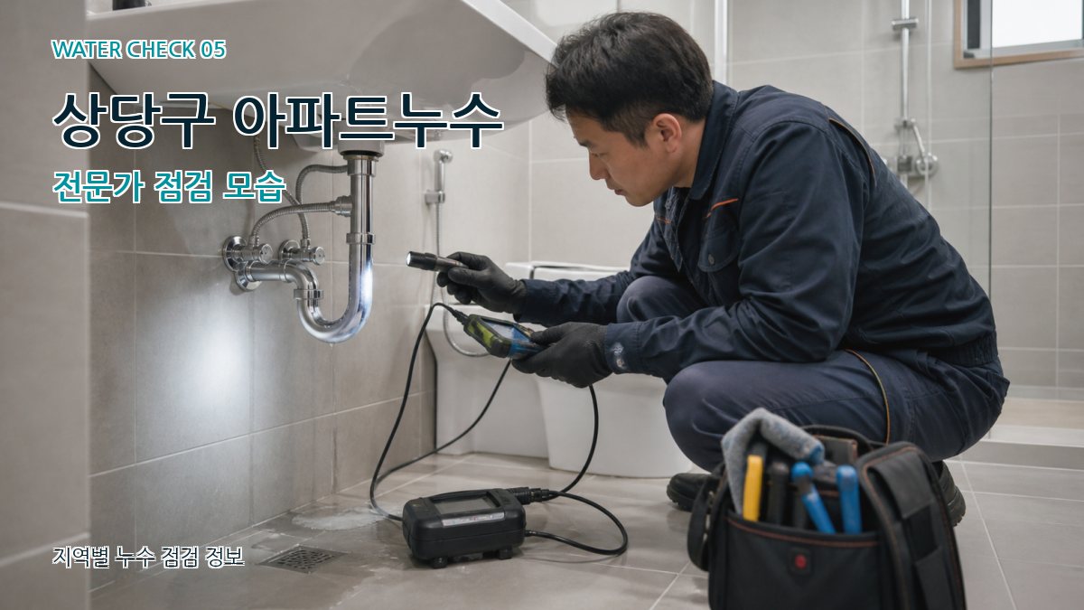 상당구 누수공사 누수탐지 이미지