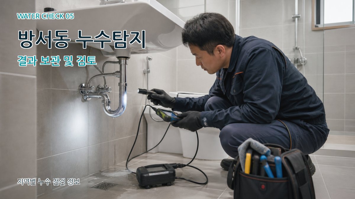 방서동 누수공사 누수탐지 이미지
