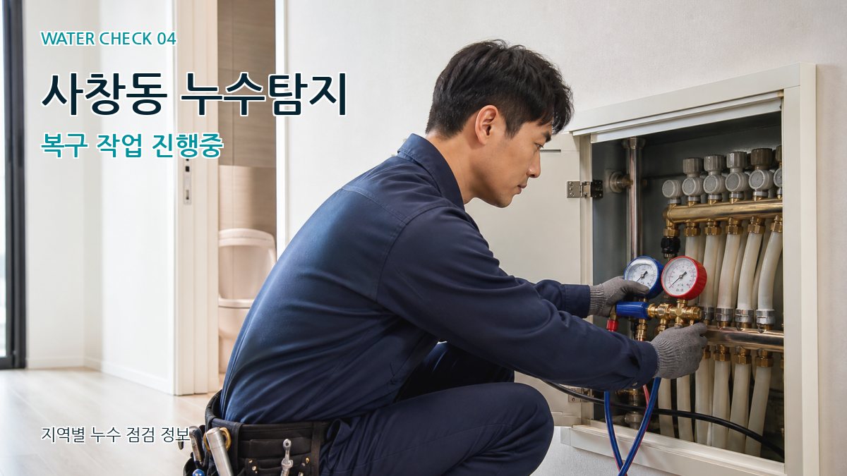 사창동 누수탐지 누수탐지 이미지