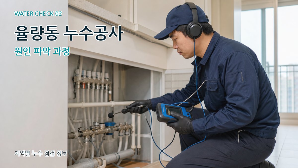율량동 화장실누수 누수탐지 이미지