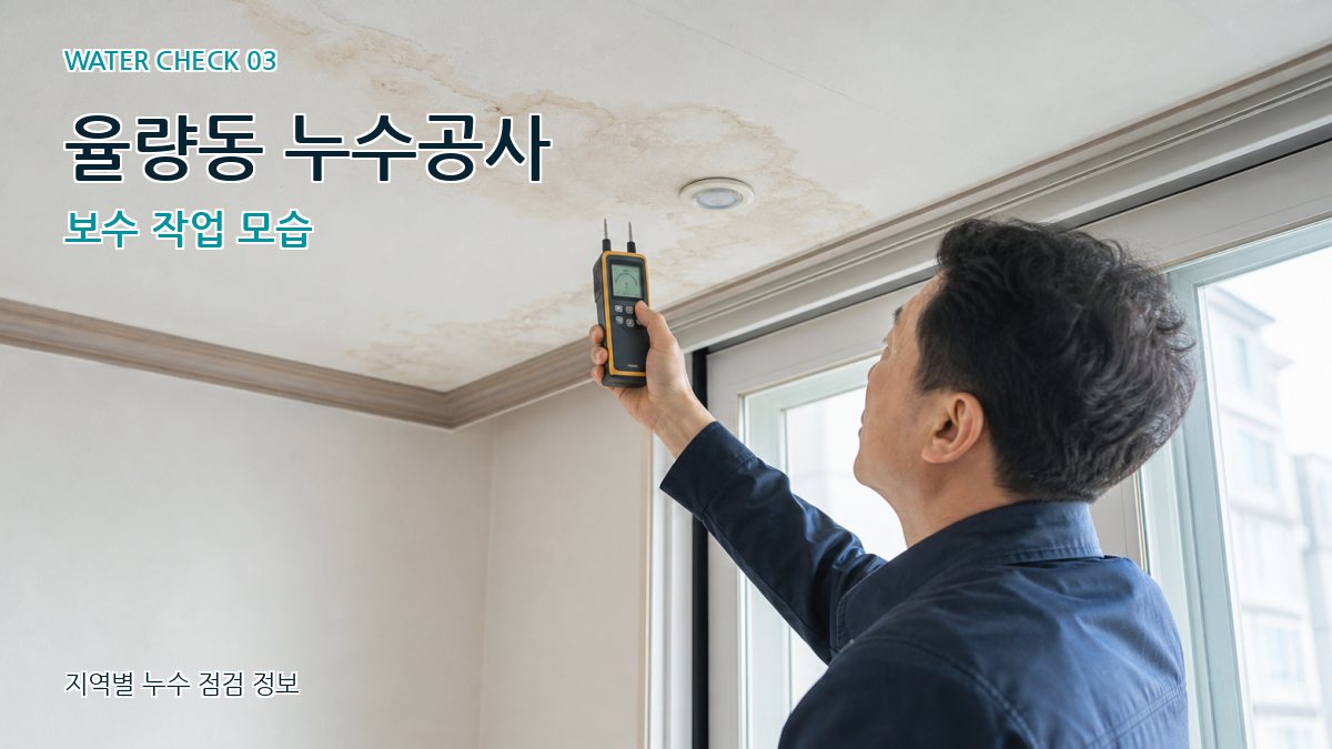 율량동 천장누수 누수탐지 이미지