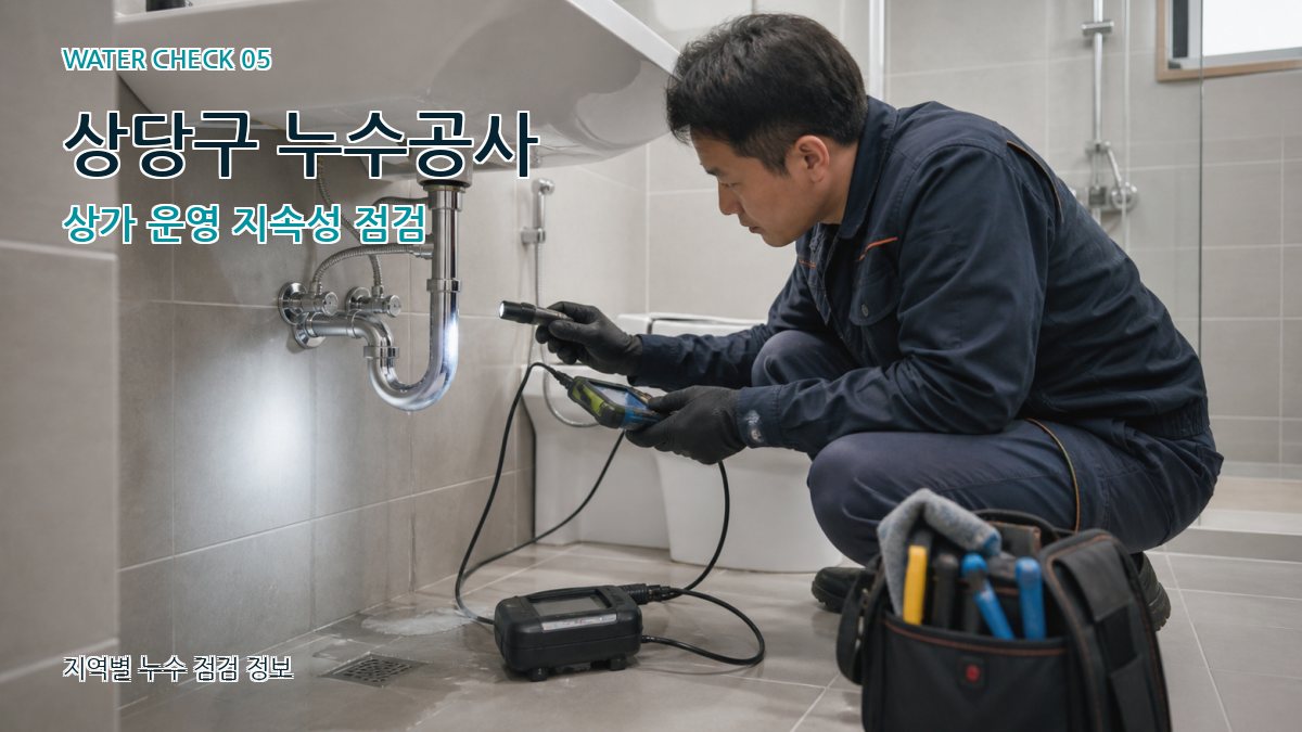 상당구 누수공사 누수탐지 이미지