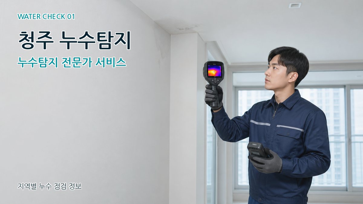 금천동 아파트누수 누수탐지 이미지