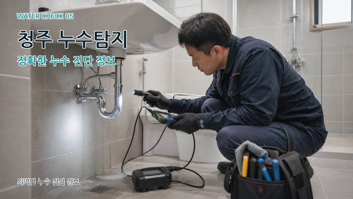 금천동 누수공사 누수탐지 이미지