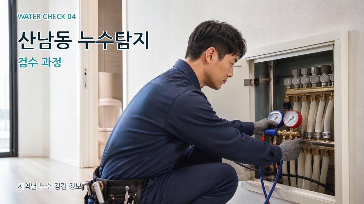 산남동 누수탐지 누수탐지 이미지