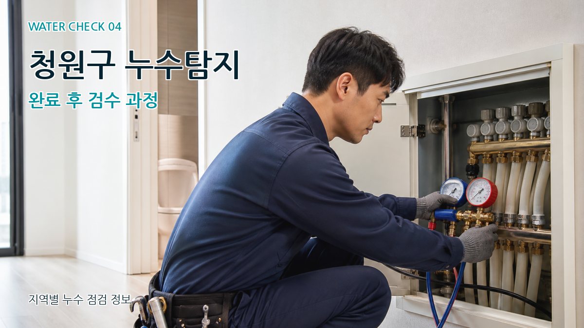 청원구 누수탐지 누수탐지 이미지