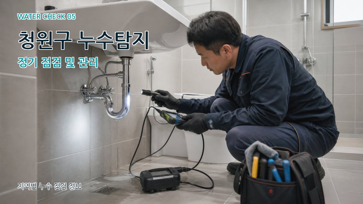 청원구 누수공사 누수탐지 이미지